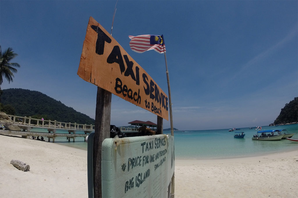 Wasser-Taxi auf Perhentian Islands