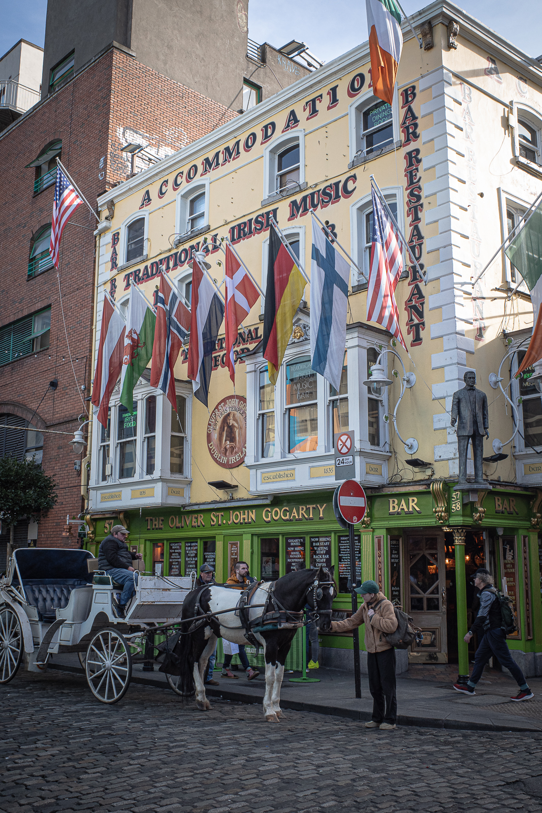 Pferdekarosse in Dublin