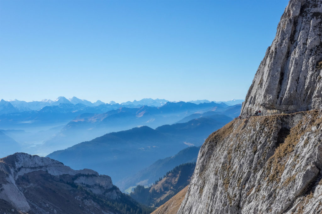 Sicht vom Pilatus