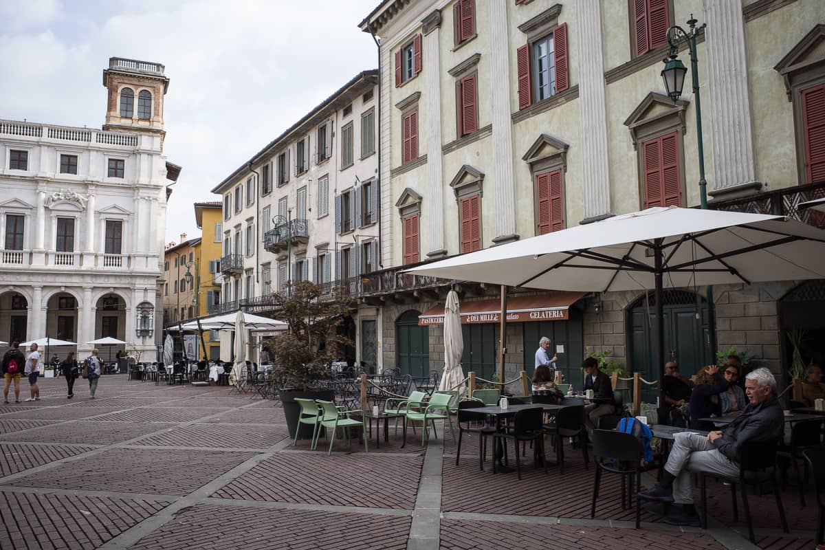 Plazza Vecchia von Bergamo