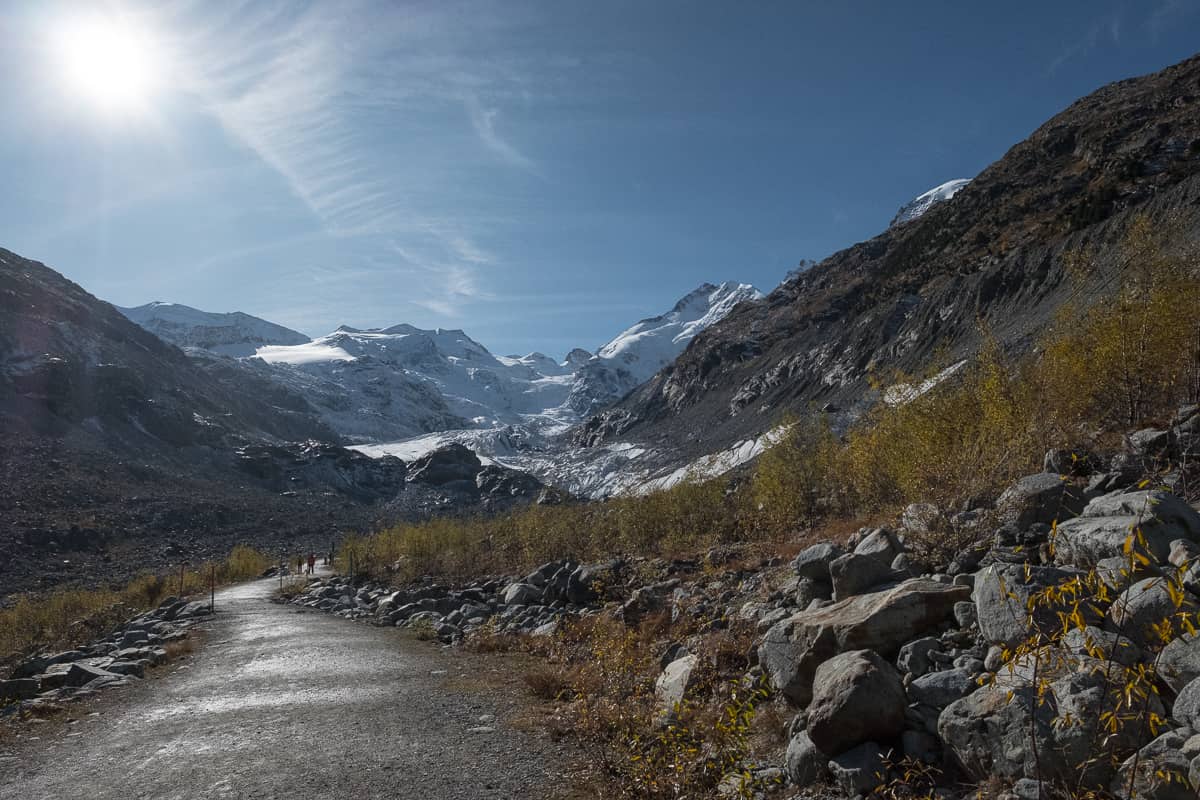 pontresina-morteratschgletscher wanderweg