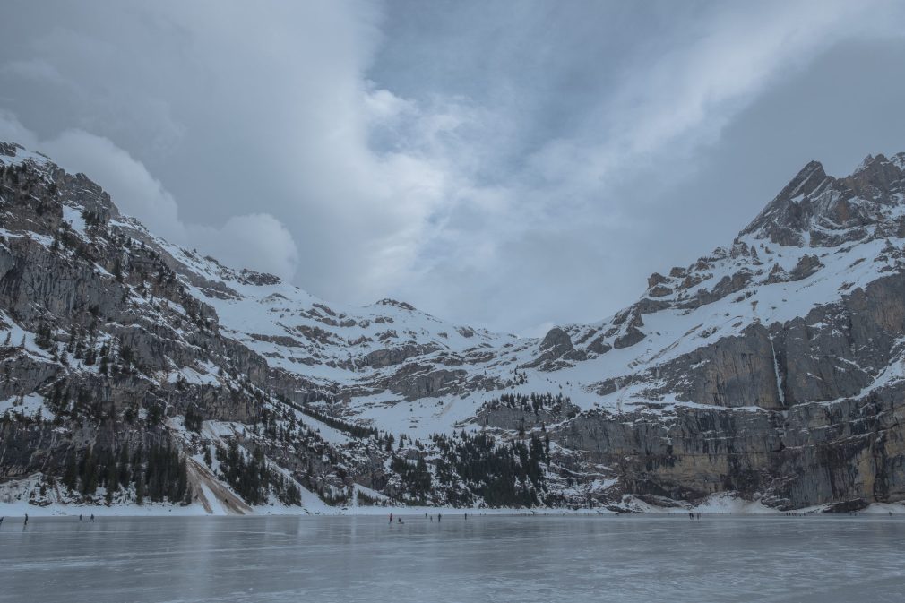 Traumhafte Kulisse am Oeschinensee