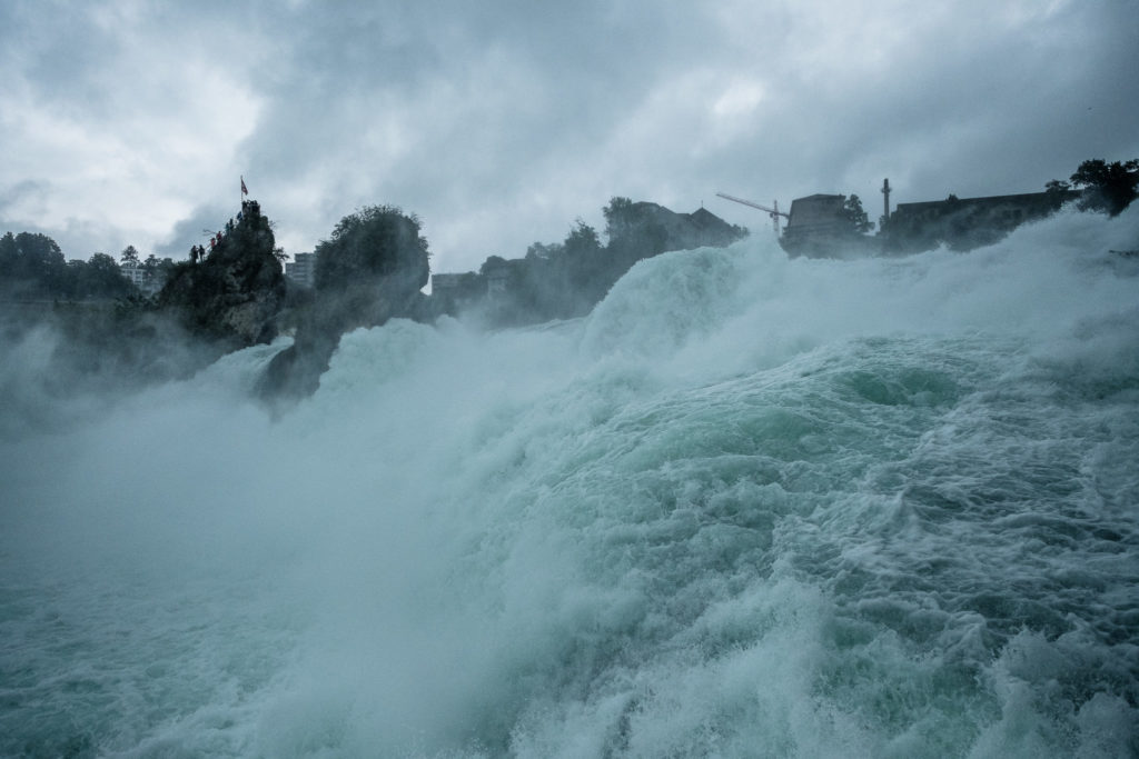 Wasserfall in Schaffhausen und Zürich