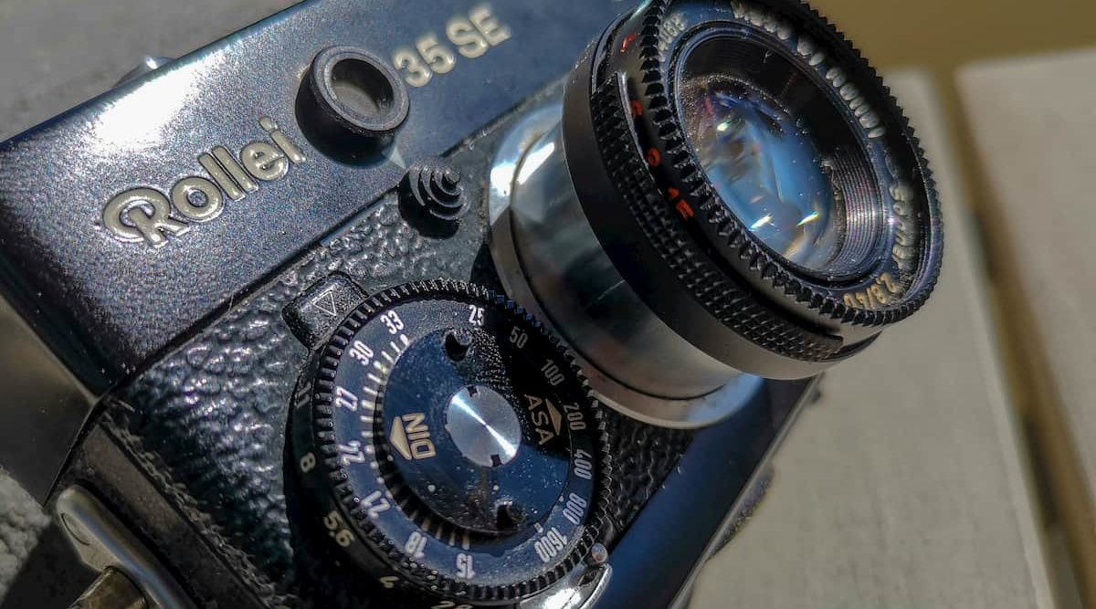 rollei 35 objektiv herausgezogen