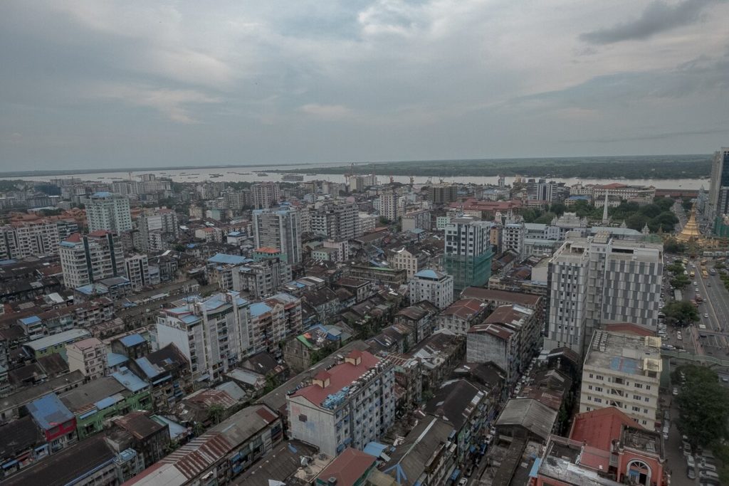 rooftop yangon sakura tower