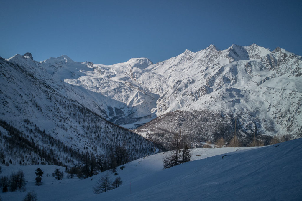 Aussicht auf die Viertausender