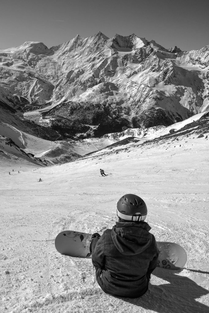 Skipiste Saas-Grund