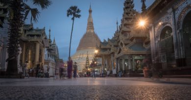 Yangon, die ehemalige Hauptstadt von Myanmar Yangon, die ehemalige Hauptstadt von Myanmar