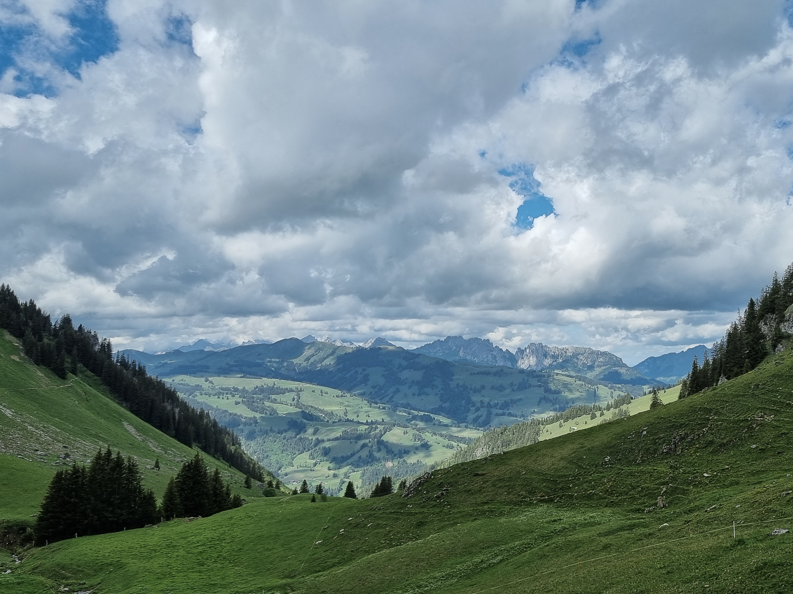 Sicht auf die Gastlosen FR