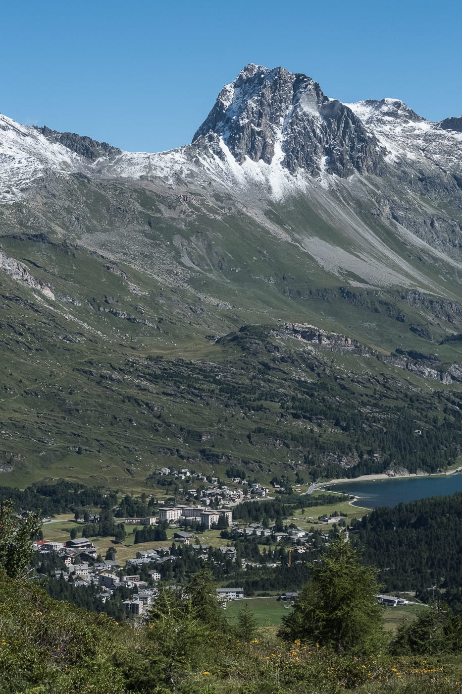 Sicht auf Maloja