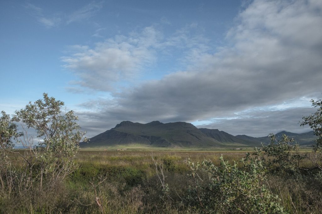 Snaefellsnes: Eine Camping Aussicht