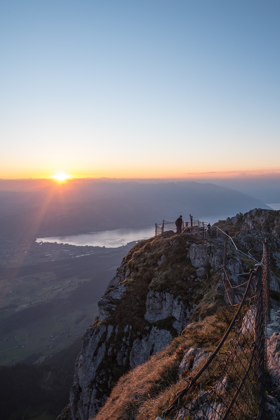 sonnenaufgang stockhorn hochformat