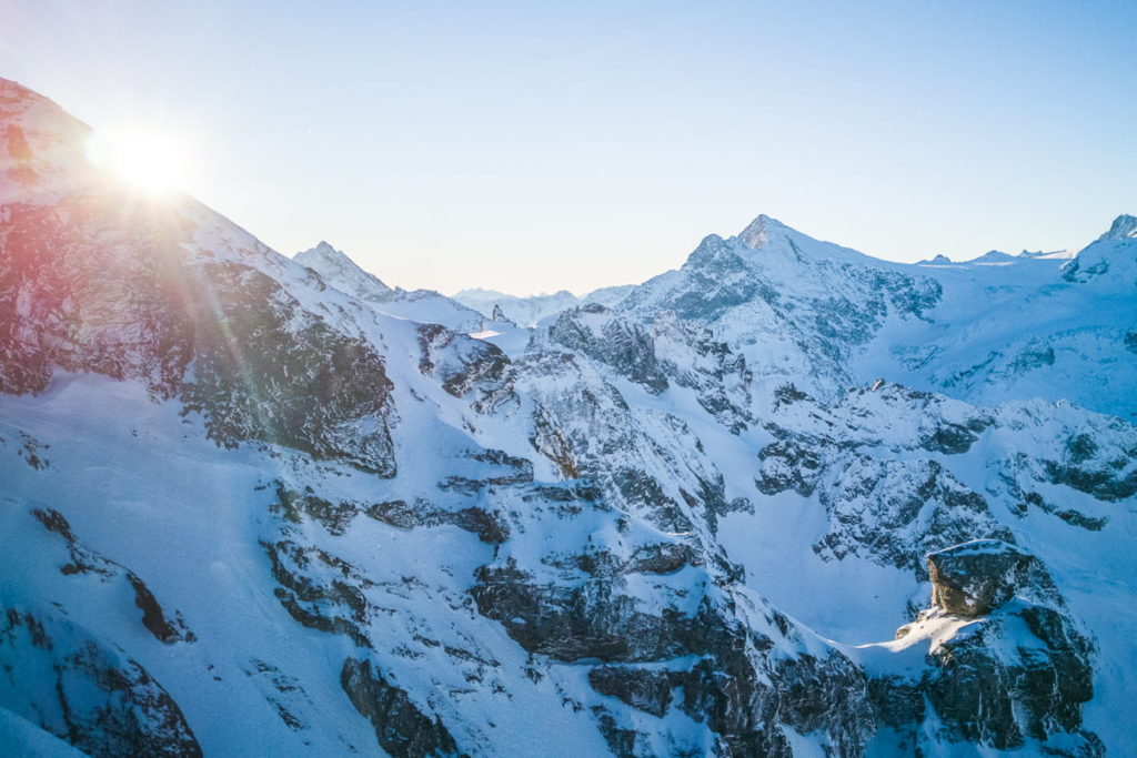 Sonnenaufgang auf dem Titlis, Engelberg