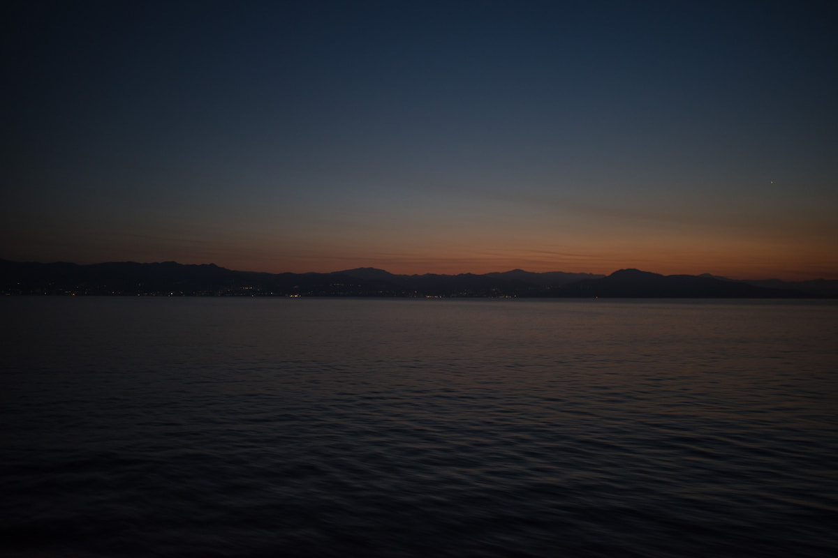Sonnenuntergang über Korsika