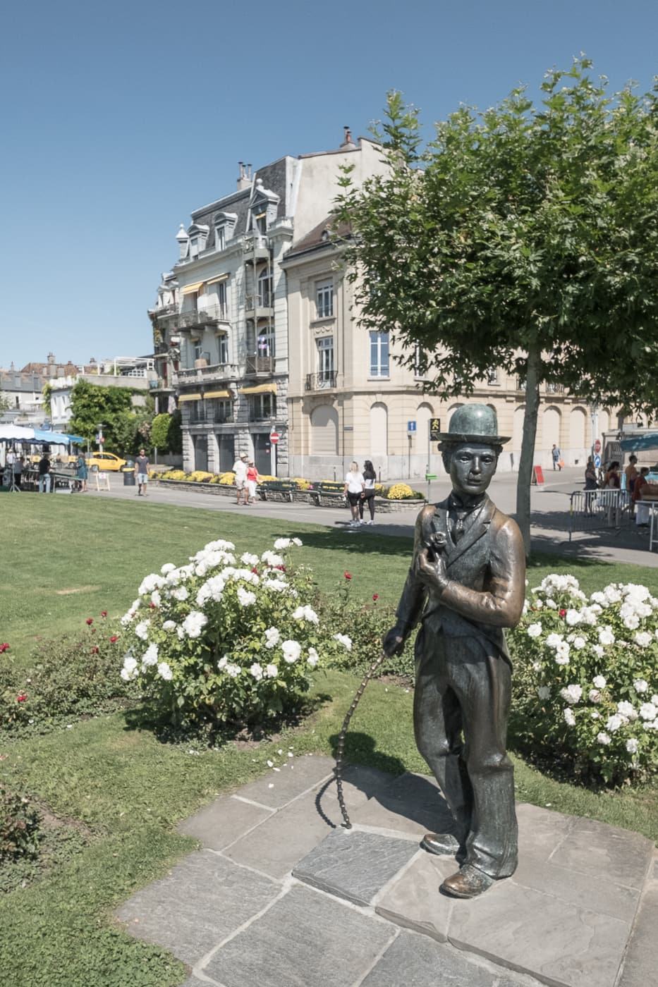 Statue Charlie Chaplin in Vevey