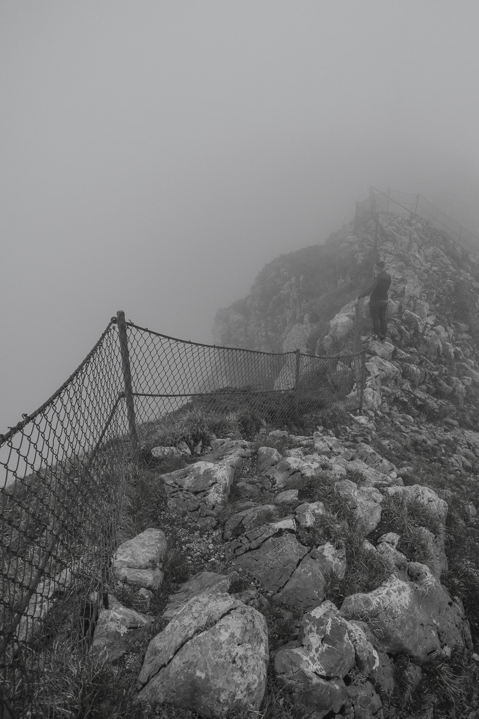 stockhorn gipfel nebel