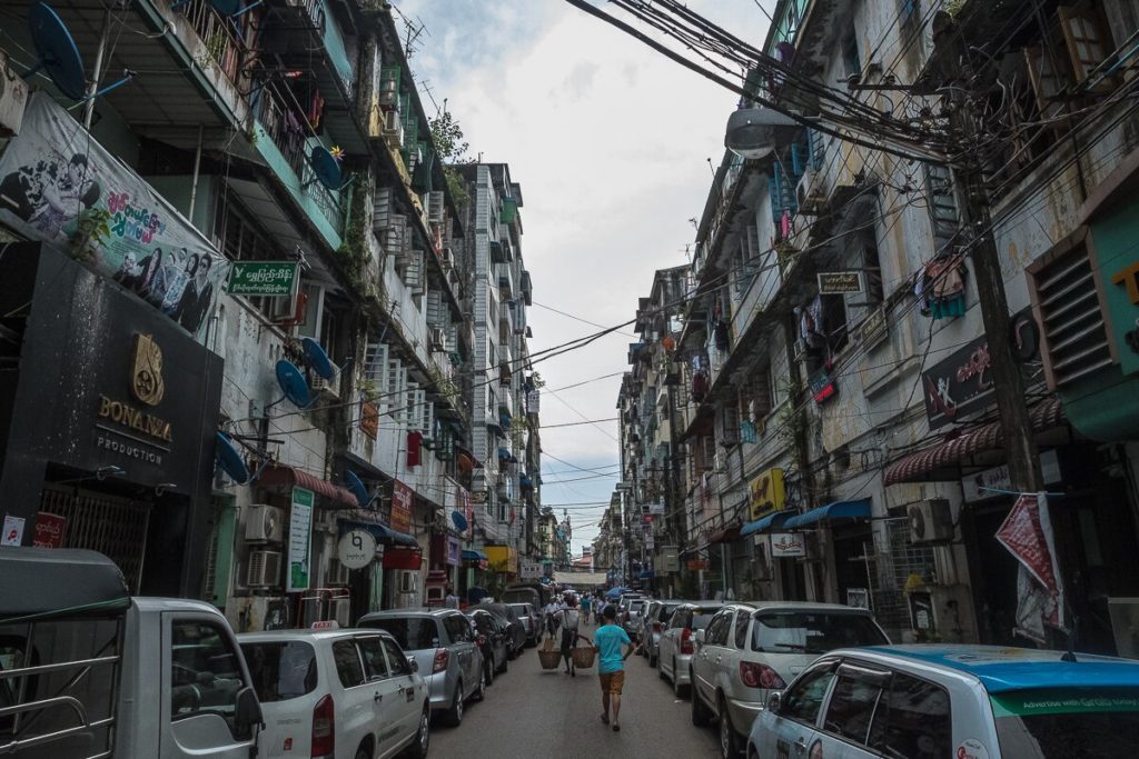 streets of yangon