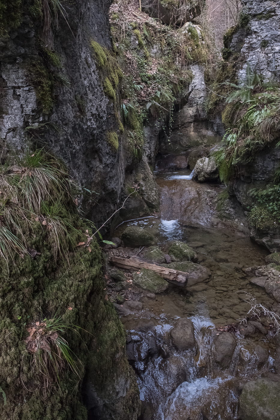 Tüfelsschlucht Enge Stellen