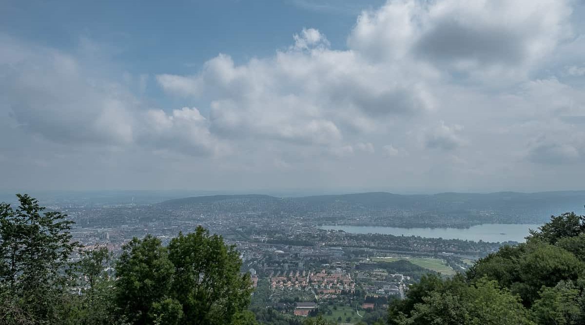 Uetliberg Aussicht über Zürich