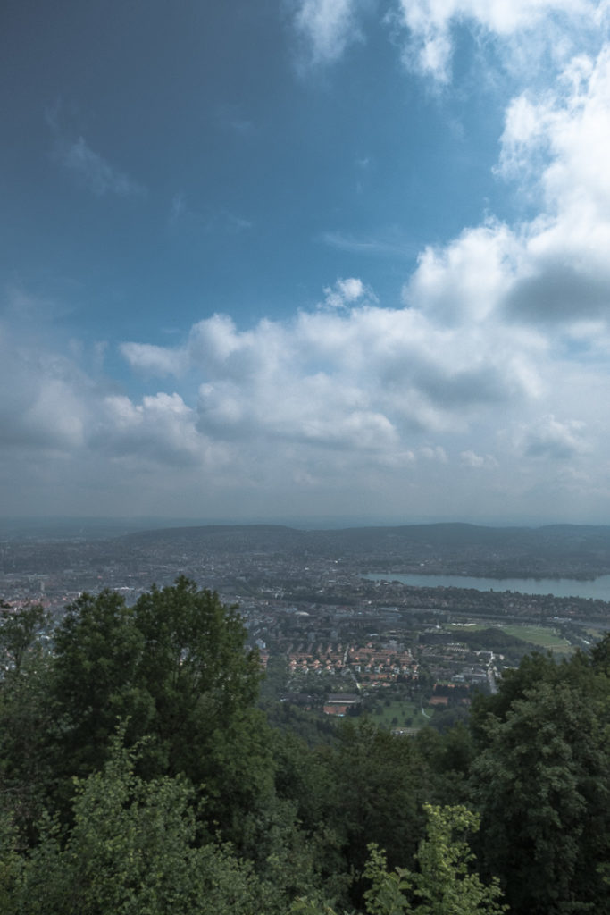 Uetliberg Sicht auf die Stadt