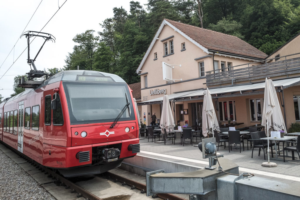 Anreise mit dem Zug auf den Üetliberg
