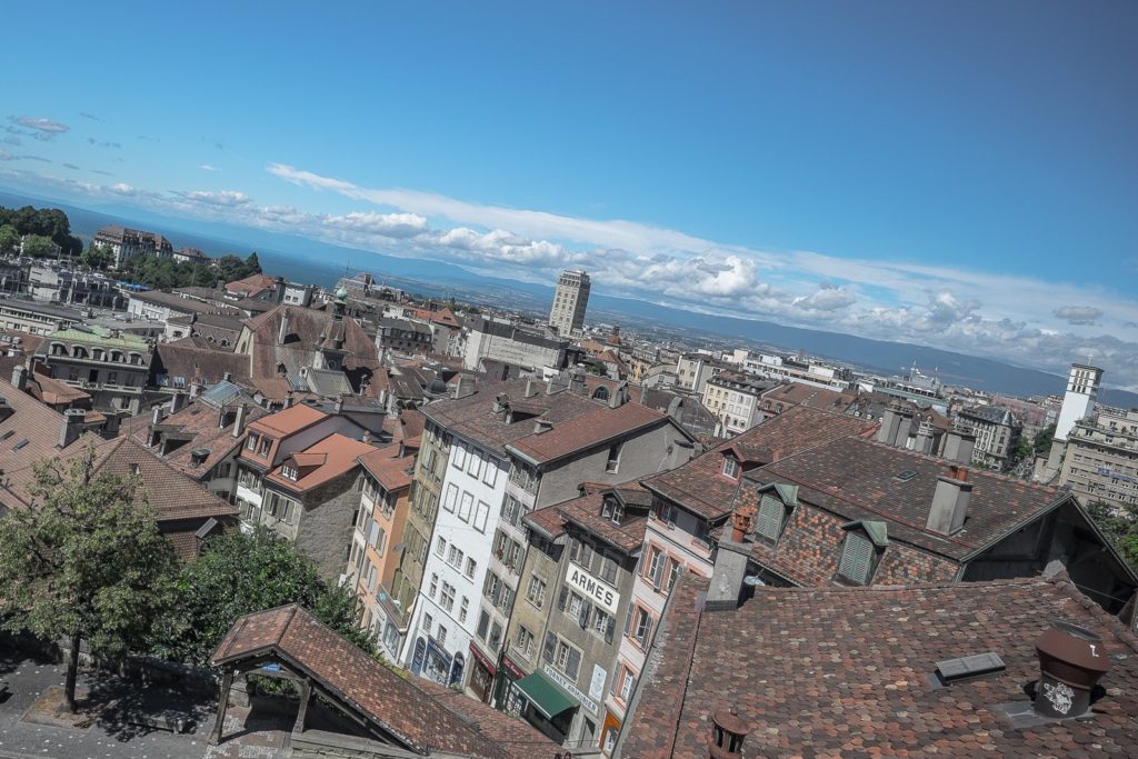 Aussicht vom Münster Lausanne