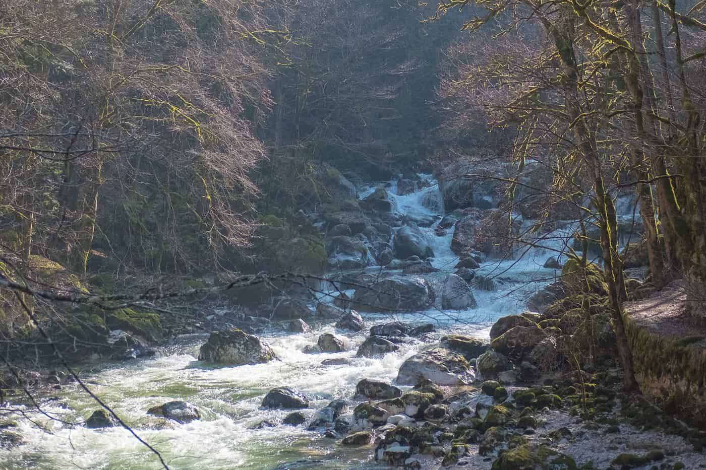 Wanderung Gorges Areuse Schlucht