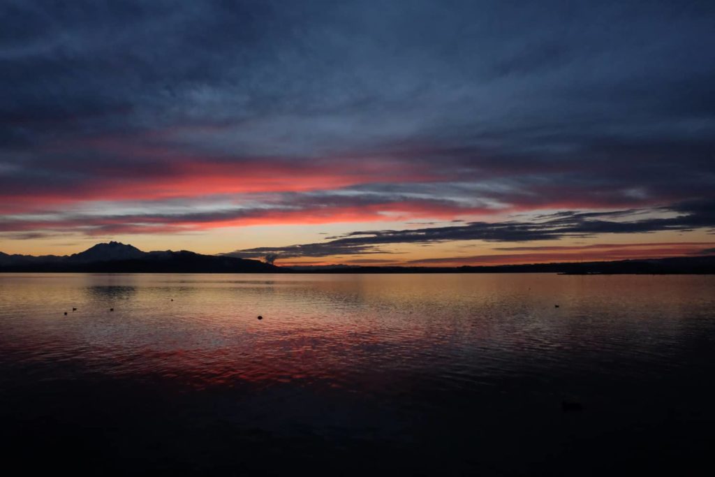 Zugersee Sonnenuntergang