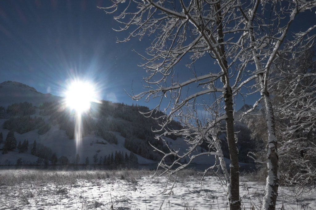 Sonne am Schwarzsee